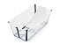 STOKKE® Flexi Bath® Bundle – Kombination aus faltbarer Badewanne für Babys, Kleinkinder & Kinder & einem Newborn Support – Farbe: Transparent Blue