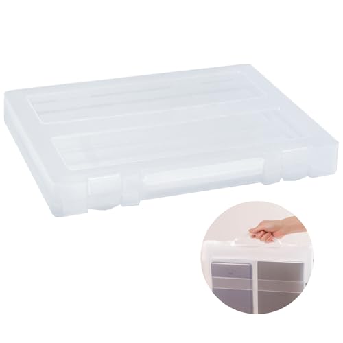 Boîte de rangement pour projets A4 en plastique transparent rigide - 2