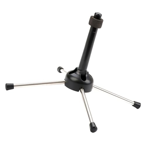 ifundom Black Small Bracket Cc102 Portable Flute Stand Sturdy Construction for Long-lasting Use