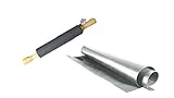  conny clever Backofenschutzfolie, wiederverwendbar, Teflon®-Antihaftschicht, 35 x 43 cm + Silikon Teigroller Antihaft Nudelholz Teigausroller Fondant Kuchen