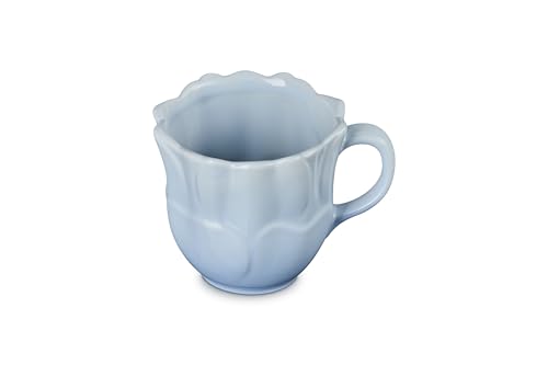 Image of Le Creuset Stoneware Petal Mug, 11 oz., Coastal Blue