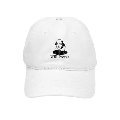 CafePress William Shakespeare Will Power Cap Unique Adjustable Baseball Hat