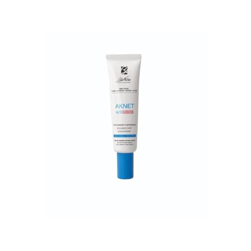 BioNike Aknet - Azerose, Crema Gel Viso con Acido Azelaico e Niacinamide per Pelle a Tendenza Acneica Rosacea, Trattamento Intensivo, Texture Leggera a Rapido Assorbimento, 30 ml