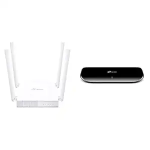 TP-Link Archer C24 AC750 Mbps Dual-Band, WiFi Wireless Router | Multi Mode | 4 Antennas | Ipv6 Suppo