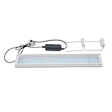 JrEam Lámpara LED for Acuario, superdelgada, for Cultivo de Plantas acuáticas, Resistente al Agua, con Clip Brillante, Color Azul, 18-72 cm, for 220 V(White 30)