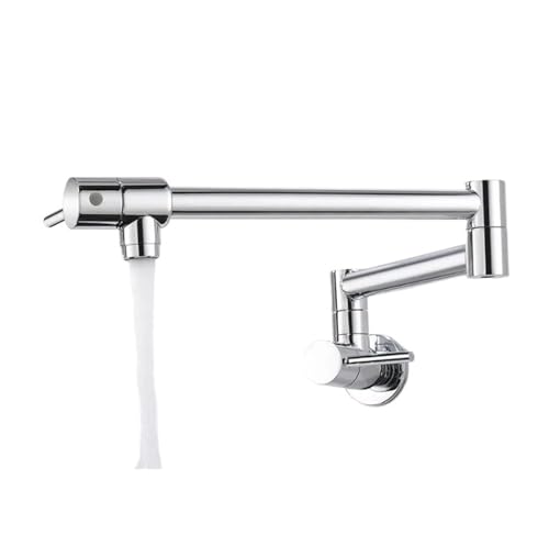 Robinet de remplissage de pot finitions or avec bras articulé flexible