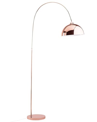 Beliani Lampadaire Design Arc 160 cm en Métal Cuivré E27 Max 60W...