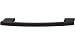 Produktbild Häfele Möbelgriff Zinkdruckguss schwarz RAL9017 matt 214x30 mm Bohrlochabstand 192/160mm