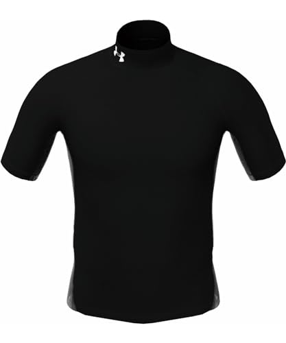 Under Armour Mens HeatGear Armour Comp Mock Short Sleeve T-Shirt