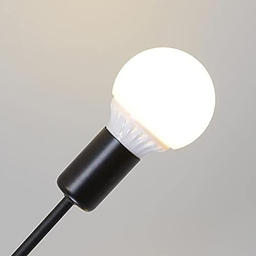 Lustre industriel E26 à large diffusion pour éclairage de grand salon - 4