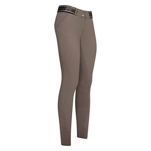 Pantalon d'équitation femme stretch HV Polo Caroline Taupe W40 confortable