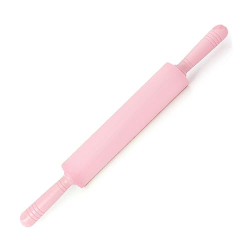 48.5cm Silicone Dough Roller Large Size Non-Stick Rolling Pin Colorful Pastry Tool Pastry Dough Flour Roller Kitchen Silicone Rolling Pin for Baking