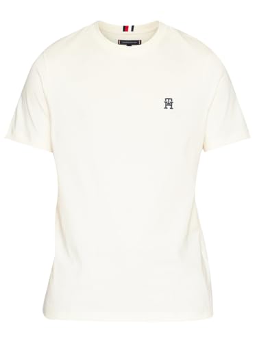 Tommy Hilfiger Pantalones de natación con Monograma para Hombre, Blanco, L