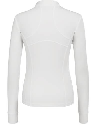 COOrun Feminino Branco Recortado Magro Atlético Yoga Treino Pista Esportes Zip Up Jaqueta Correndo J
