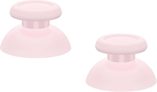 Image of Replacement Joystick Analog Caps for PS5 Controller | Anti-Slip Thumb Grips Cover Stick | Thumbstick Caps for PlayStation 5 DualSense Gamepad (Cherry Blossoms Pink)