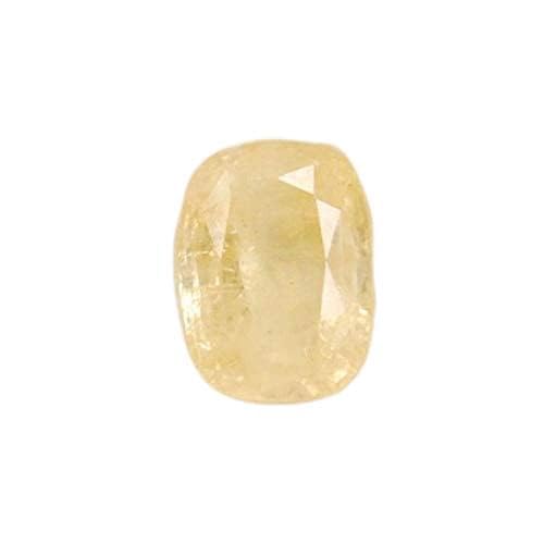Saphir jaune naturel 10,45 carats pierre précieuse originale symbole de sagesse