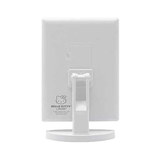 Impressions-Vanity-Hello-Kitty-Trifold-LED-Mirror-Desk-Mirror-with-Lights-and-Touch-Sensor-Dimmer-Lighted-Makeup-Mirror-with-Adjustable-2X-and-3X-Magnifying-Mirror-White
