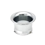 Velocity Stack Motorcycle Carburetor Air Filters Carb Funnel Trumpet 50/55/63mm Carburador Intake Wind Horn Cup CNC Aluminum Alloy for Honda Yamaha ATV Dirt Bike Quad ZSDTRP (55mm,silver,short)