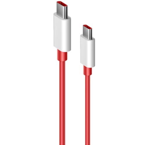 Image of Original 160W SuperVOOC Fast Charging Type C to Type C Cable Compatible with oneplus 12 / 12R / 12 Pro / 11 /11R / 10R / 10 Pro /Nord CE 4 / Nord 3 / Nord 3T / Nord 2t (160W Only Cable)