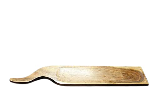 Handyfiner Acacia Wooden Multipurpose Platter Tray, (HND_Platter_034, Brown)
