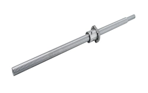 Metal Ball Screw nut end Processing SFU2510 200mm-1000mm C3 Level Ground Ball Screw ?0.001mm/300mm?Lead 10mm(800mm)