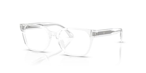 Image of Emporio Armani mens Ek3013u Universal Fit Rectangular Prescription Eyewear Frames