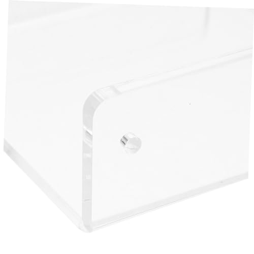 Estantes de pared transparentes PRETYZOOM flotantes pack de 4 7