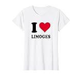 J'aime Limoges T-Shirt, Femme, Blanc, XS