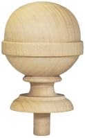 Wood Finials-Bag of 50