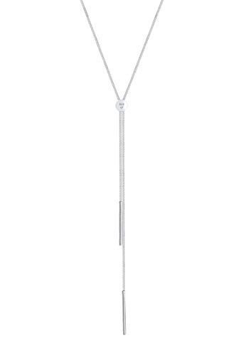 Elli Collana Donne Catena A Y Geo Bacchetta Di Base Tendenza Blogger In Argento Sterlino 925 - 4