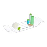 Überblick: Badewannenablage für klassische Standardbadewannen bis 80 cm - HBT: 6,5 x 76 x 20 cm