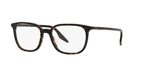 Image of Ray-Ban unisex-adult Rx5406f Low Bridge Fit Square Prescription Eyewear Frames