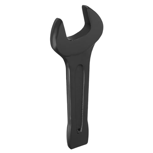 sourcing map Open End Striking Wrench 50mm Metric CR-V Steel Single Open Spanner Baking Paint U Shape Head Wrench Hand Tool for Mechanical Automotive Repair