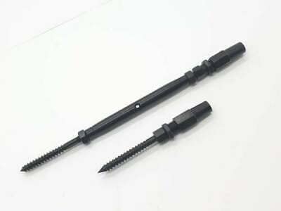 Tensores Swageless de acero inoxidable T316 con acabado óxido negro para cable de 3/16" - 1 unidad miniatura 1