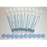 BAXA ExactaMed Oral Liquid Medication Syringe 0.5cc/0.5mL 10/PK Clear Medicine Dose Dispenser With Cap Exacta-Med BAXTER Comar Latex Free