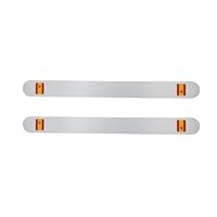 JJ LMS Padel-Schläger-Schutzhülle, 2 Stück, transparent, 35 x 370 mm, Graphit Rahmen, Aluminium Schaft, für Erwachsene