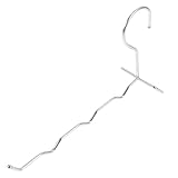 TOBBOMEY Appendiabiti da Viaggio Portatile a 3 Scomparti in Acciaio Resistente Stendibiancheria Multiuso per Balcone e Finestra Organizer Leggero per Vestiti e Porta Grucce