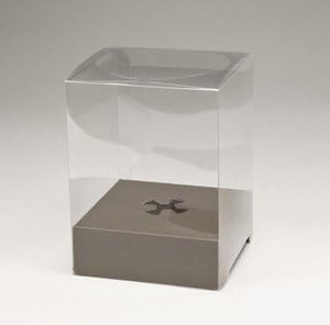 Amazon Co Jp ニューギフト用クリアボックス 台紙セット Lサイズ1個 18cm 18cm 高さ25cm プレゼント 保管用 組み立てはお客様にてお願いします 文房具 オフィス用品