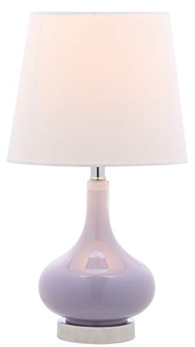 Safavieh Kids Lighting Collection Amy Purple Gourd 18-inch Bedroom Living Room Home Office Desk Nightstand Table Lamp (LED Bulb Included)