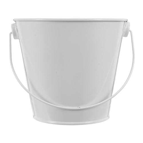 Gadpiparty Secchio per Grasso da Cucina e Barbecue in Metallo con Manico Resistente, Contenitore Raccogli-Olio Nero 8x10,5x12 Cm con Fondo Antiscivolo, Accessorio per Grigliate Pulite e Uso