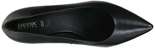 Geox D Bibbiana A, Scarpa décolléte Donna, Nero