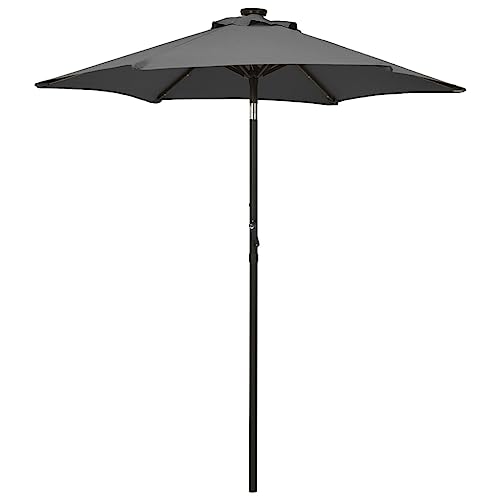 vidaXL Outdoor Parasol with LED Lights 78.7
