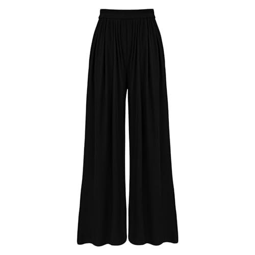 Pantalon en mousseline pour femme anti-chaleur vêtement de bureau léger