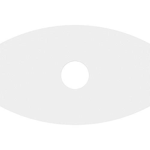 Image of Ekena Millwork CMP32X21KY-06000 Kailey Architectural Grade PVC Contemporary Urethane Ceiling Medallions 32 inchW x 21 3 /8 inchH x 6 inchID x 17 1 /4 inchC x 1 inchP