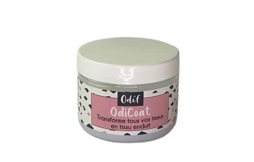 Odif OdiCoat – Efecto tejido recubierto – Gel impermeable y protector para tejidos – Gel a base de agua, sin bisfenol, fabricado en Francia – 150 ml
