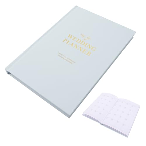 Carnet de Planification de Mariage - Bloc-notes Décoratif aux Finitions Premium pour Fiançailles