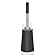 SetSail Toilet Brush, Compact Size Toilet Bowl Brush and Holder Toilet Brushes for Bathroom with Stainless Steel Handle Toilet Cleaner Brush with Durable Scrubbing Bristles, Splash-Proof