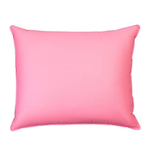 Pen-Pol Oreiller en Duvet Naturel 50 x 60 cm, Rose, 0.6 kg, Oreiller avec Plumes, Oreiller, Léger, Naturel, 70 % Duvet, Coton, avec Remplissage De Plumes Cover