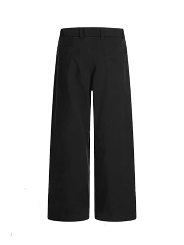 Men's Casual Dress Pants Spring Fall Drop Straight Wide Leg Trousers Pants for Men4