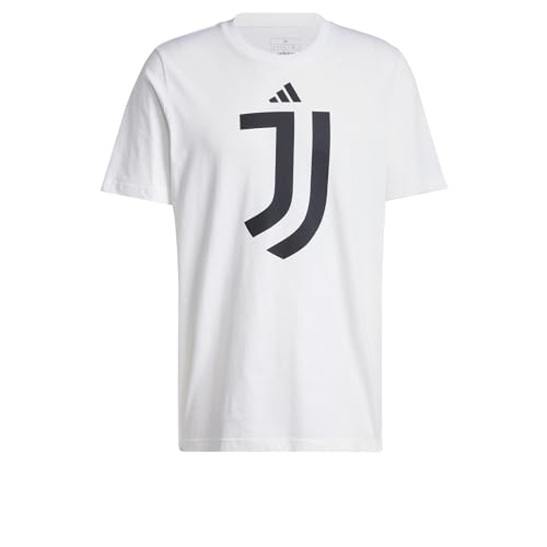 adidas JUVE DNA GR Camiseta Moderna para Hombre (Paquete de 1), Blanco/orquídea Flyaway, XL
